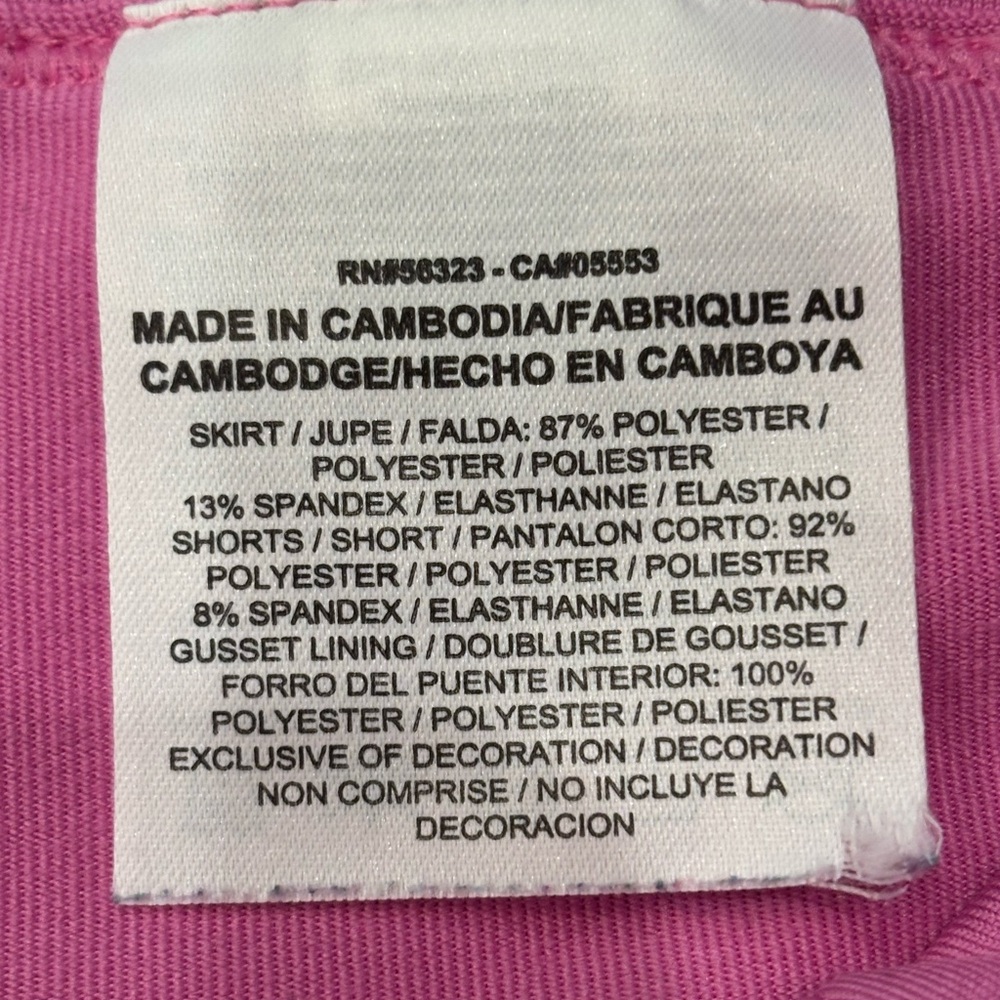 Nike Kids Pink Skort - Picture 9 of 9